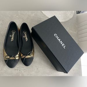 Authentic Chanel ballet flats